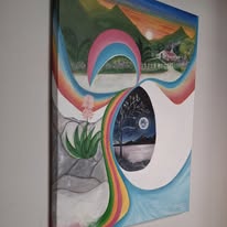 QUADRO DECORATIVO: O MUNDO NÃO SE RESUME A UM OVO
