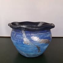 ARTESANATO:VASO DE CERÂMICA 01